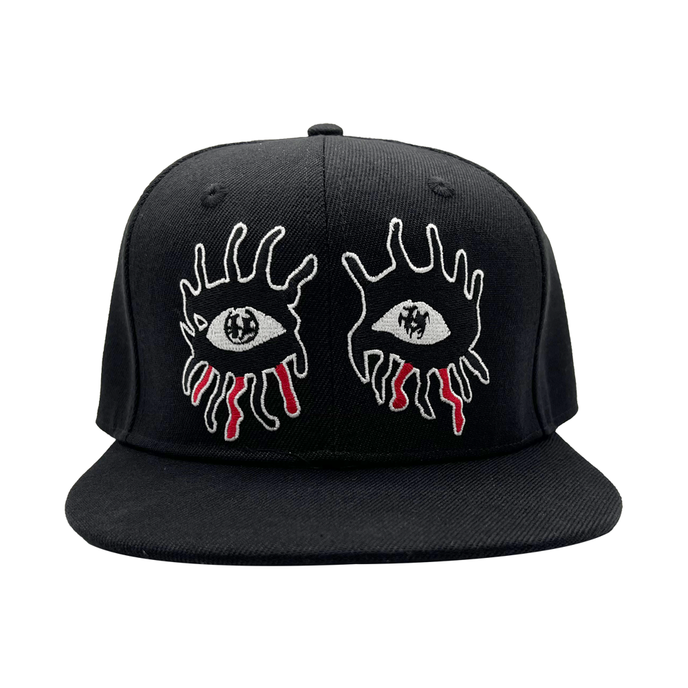 Embroidered Eyes Hat