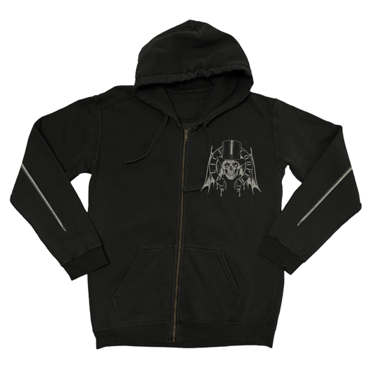 Skull Zip Hoodie