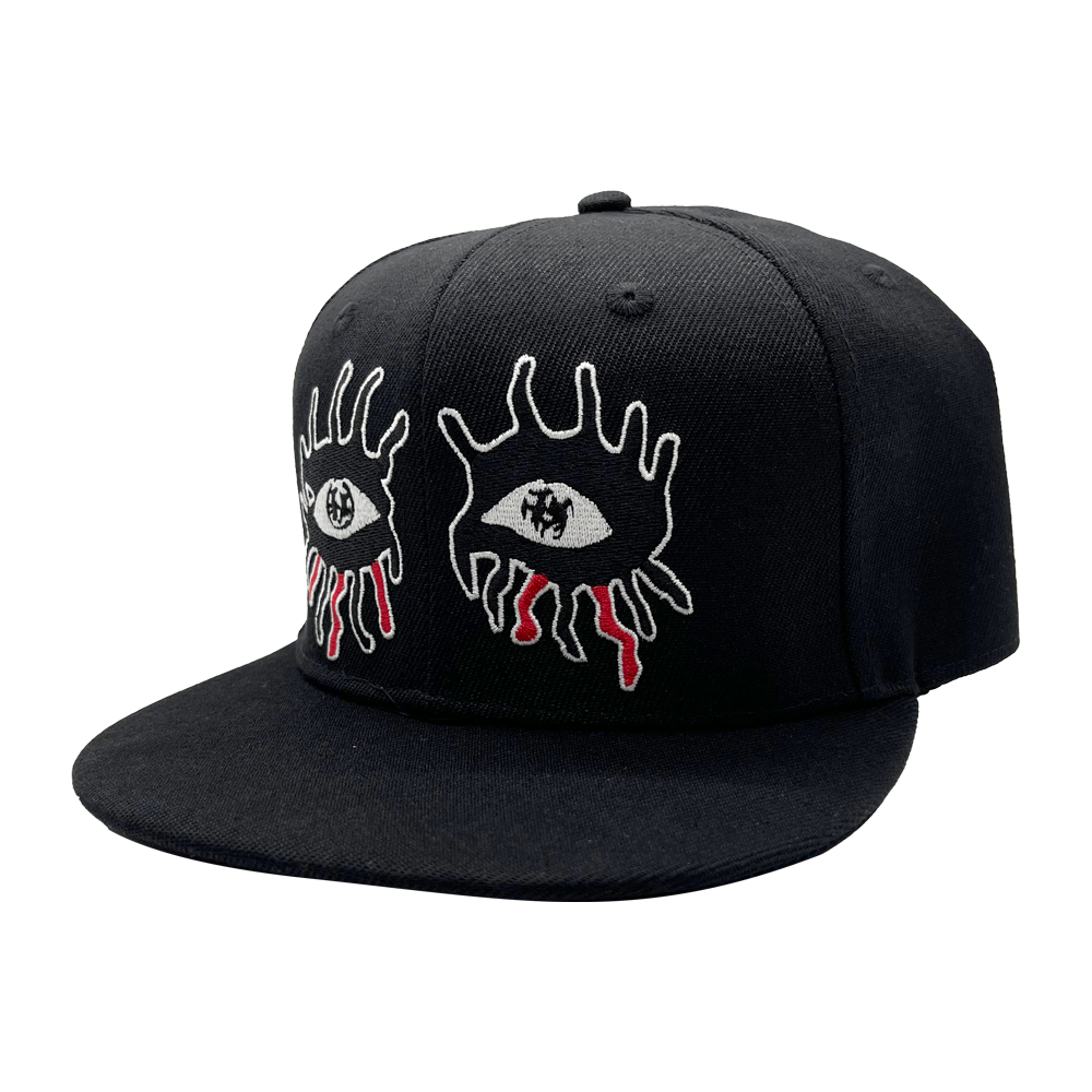 Embroidered Eyes Hat