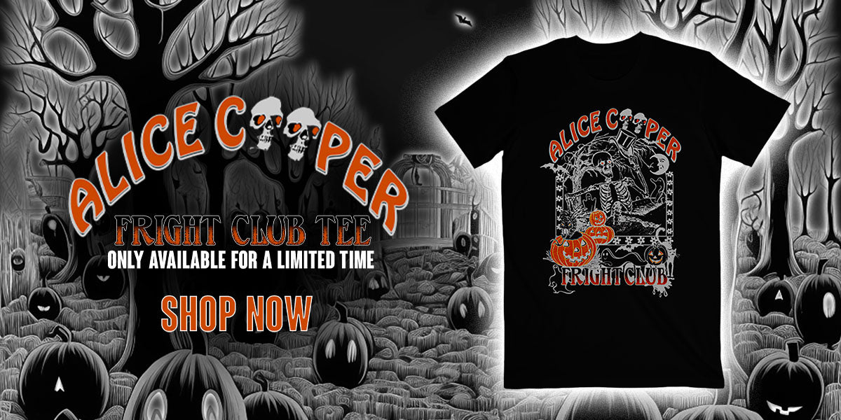 Alice Cooper Store Under My Wheels Tee Small