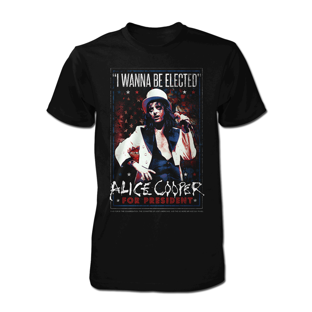 Alice Cooper For President Tee